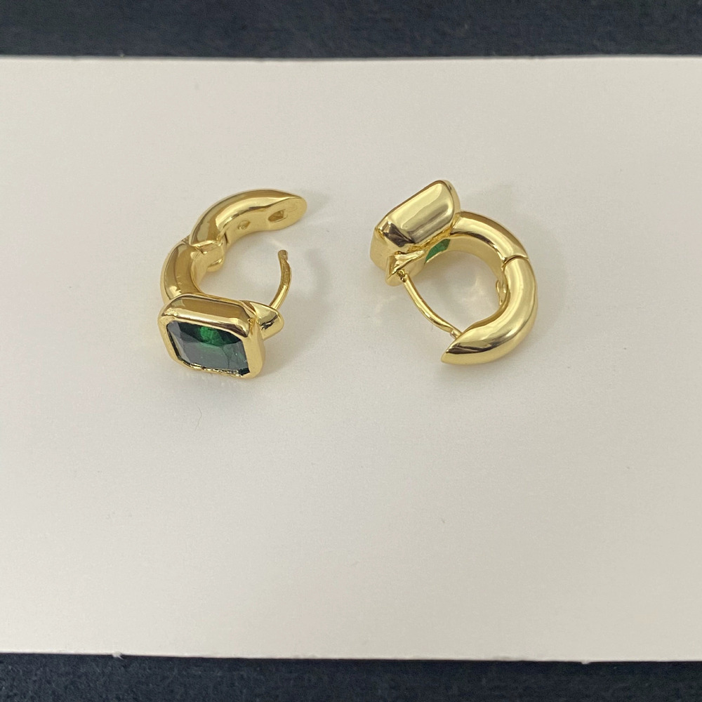 Kate SPADE Geometric Rhinestone Retro Earrings - Picture 3 of 8